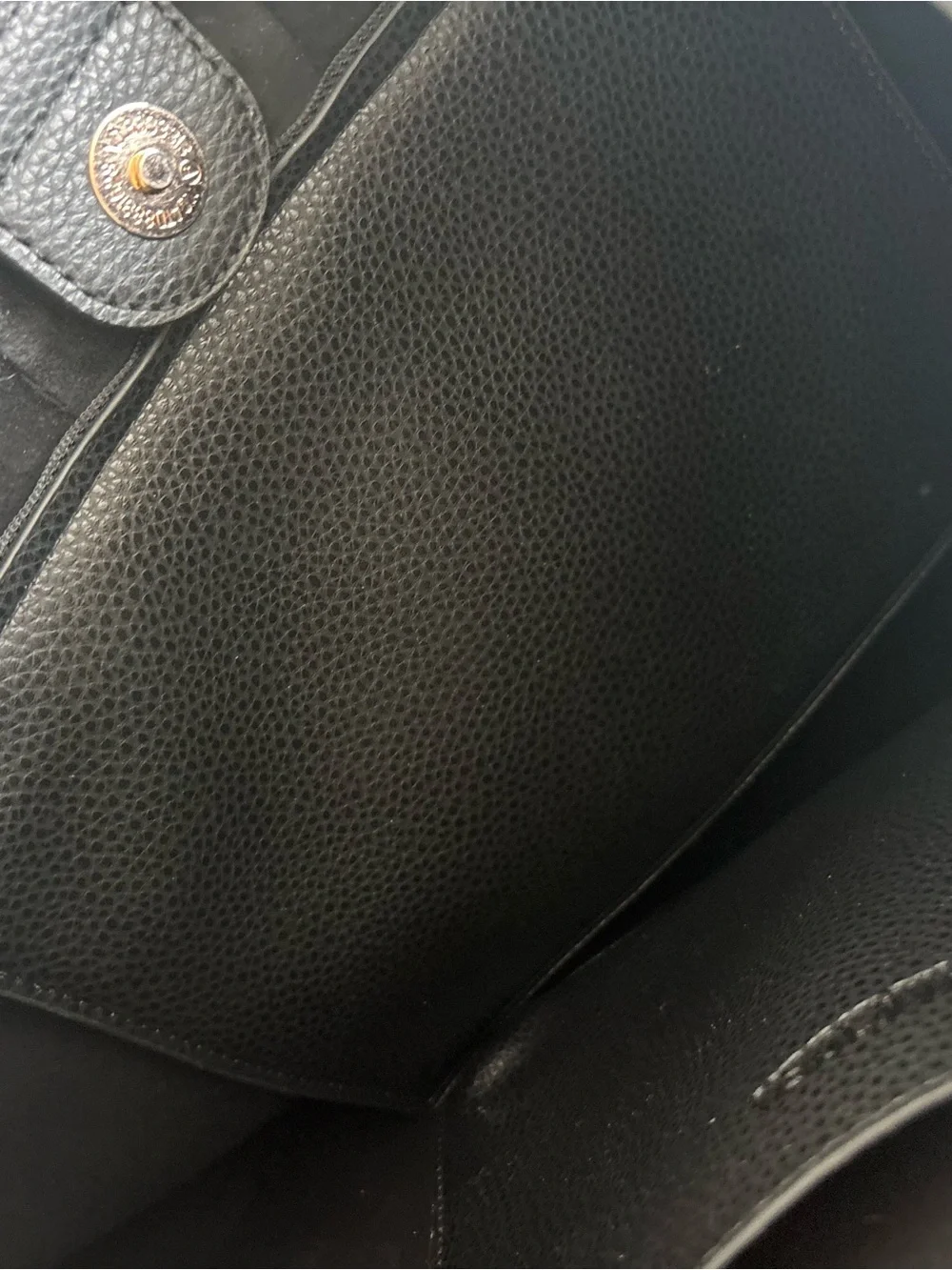 Steve Madden Black Shoulder Bag with “Peekaboo” Snake-Print Strap